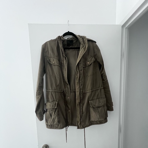 TALULA Aritzia Trooper Jacket - Olive Green - Picture 2 of 5